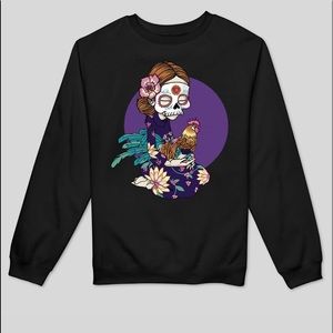 Upper playground black crewneck